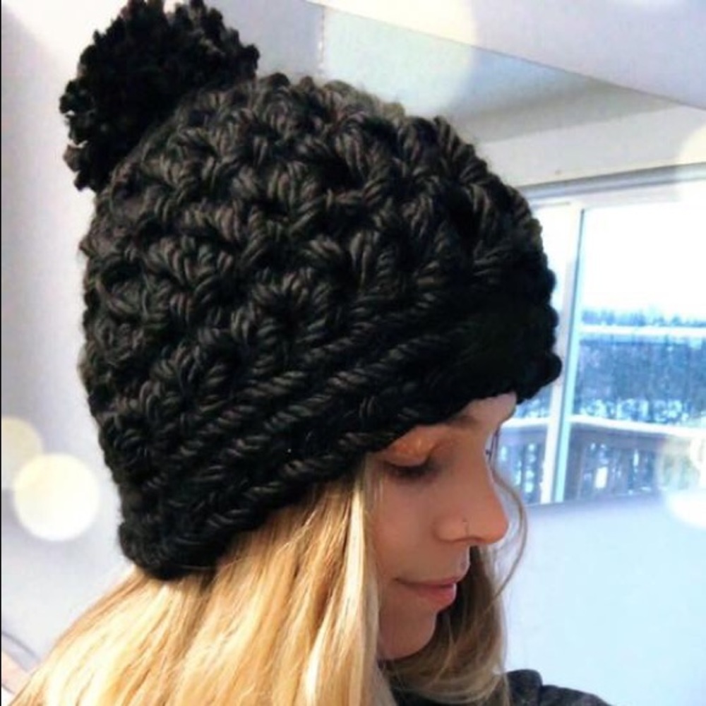 Custom made chunky beanie
